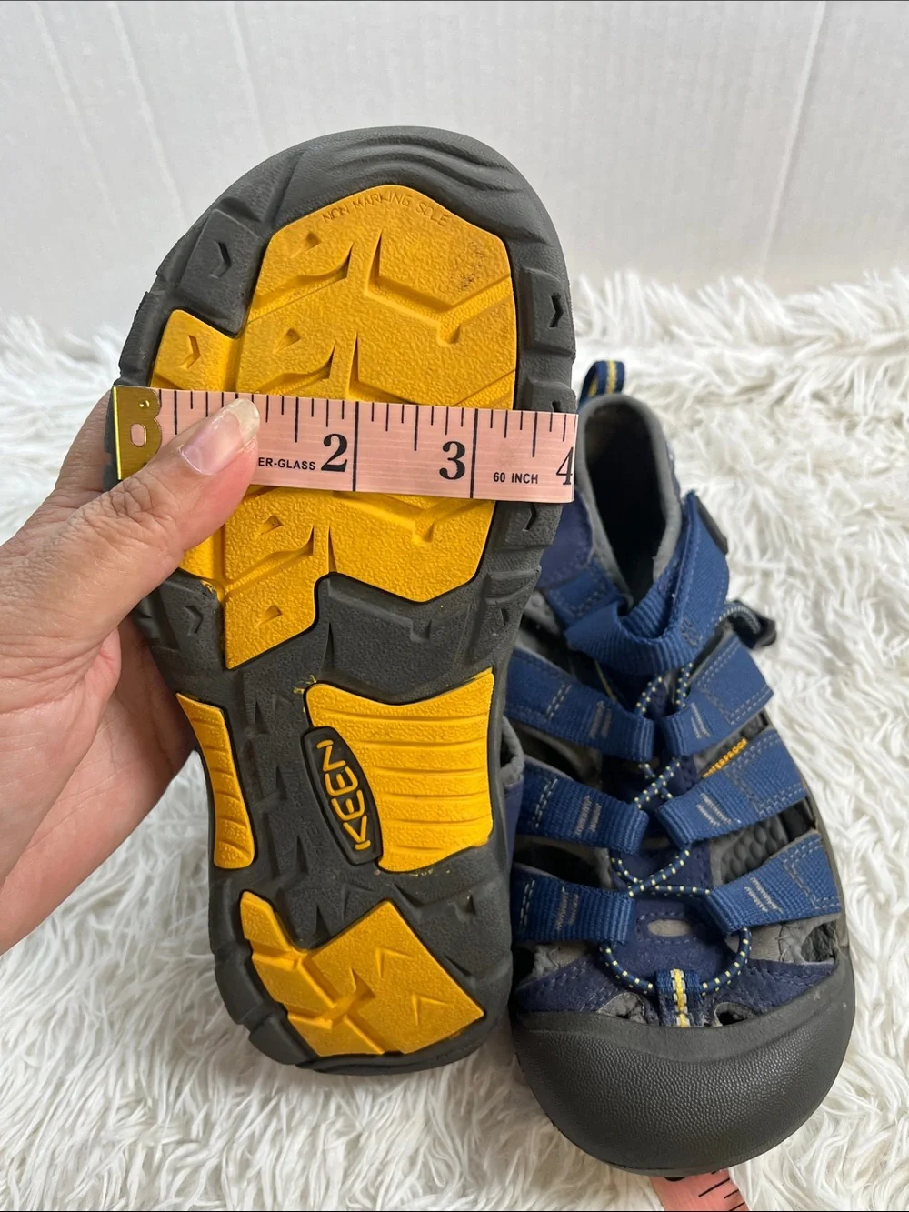 Keen Navy Blue Youth Closed-Toe Outdoor Sandals